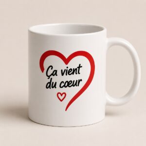 Mug ça vient du coeur